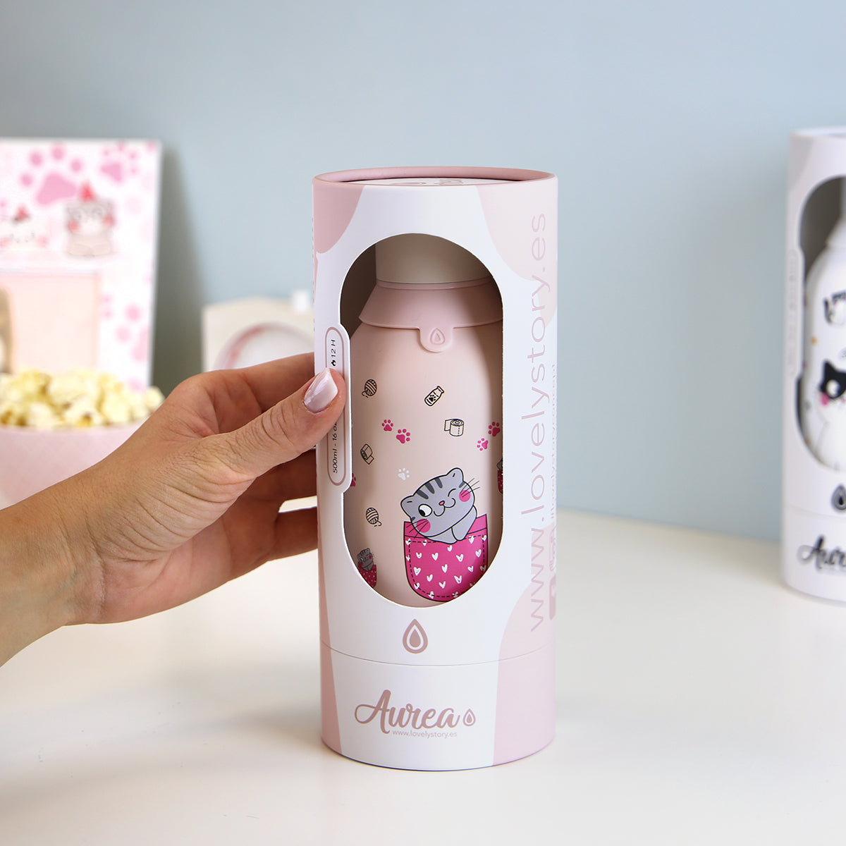 Botella acero inoxidable - Kitty World