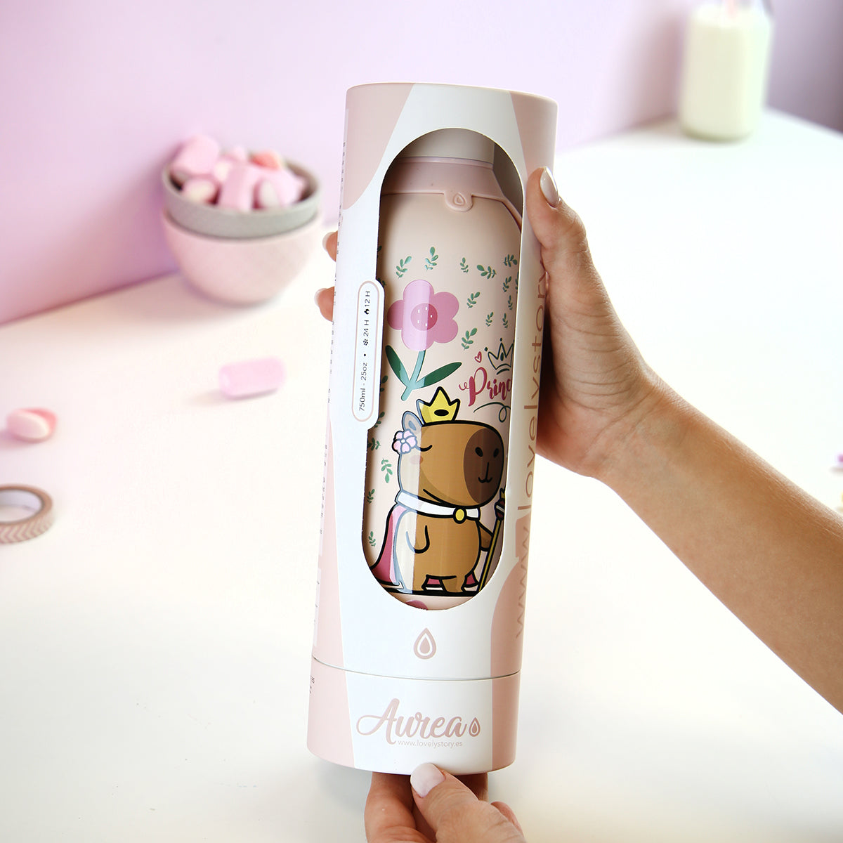 Botella acero inoxidable - Capibara