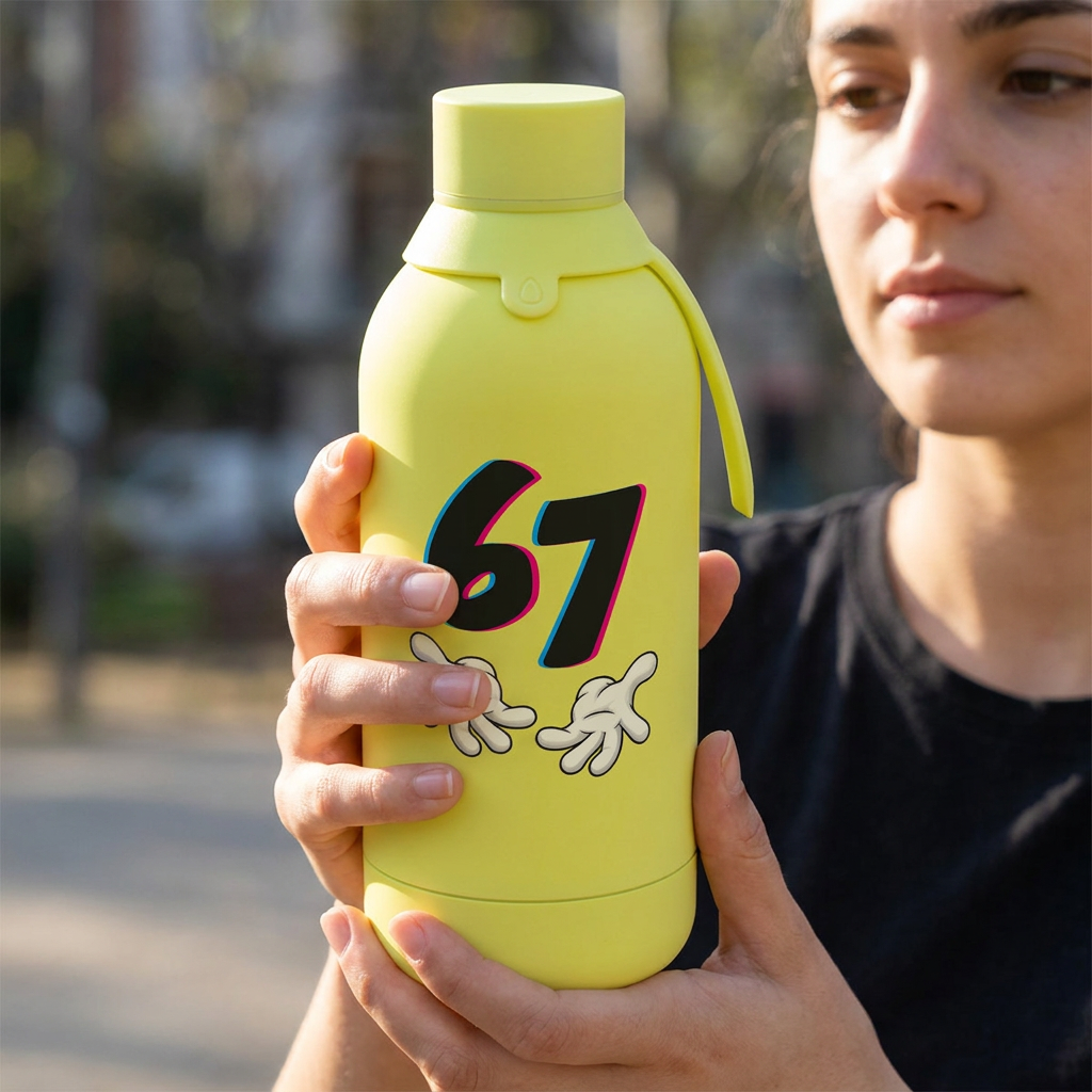 Botella Térmica de Acero Inoxidable – #SixSeven | Lovely Story
