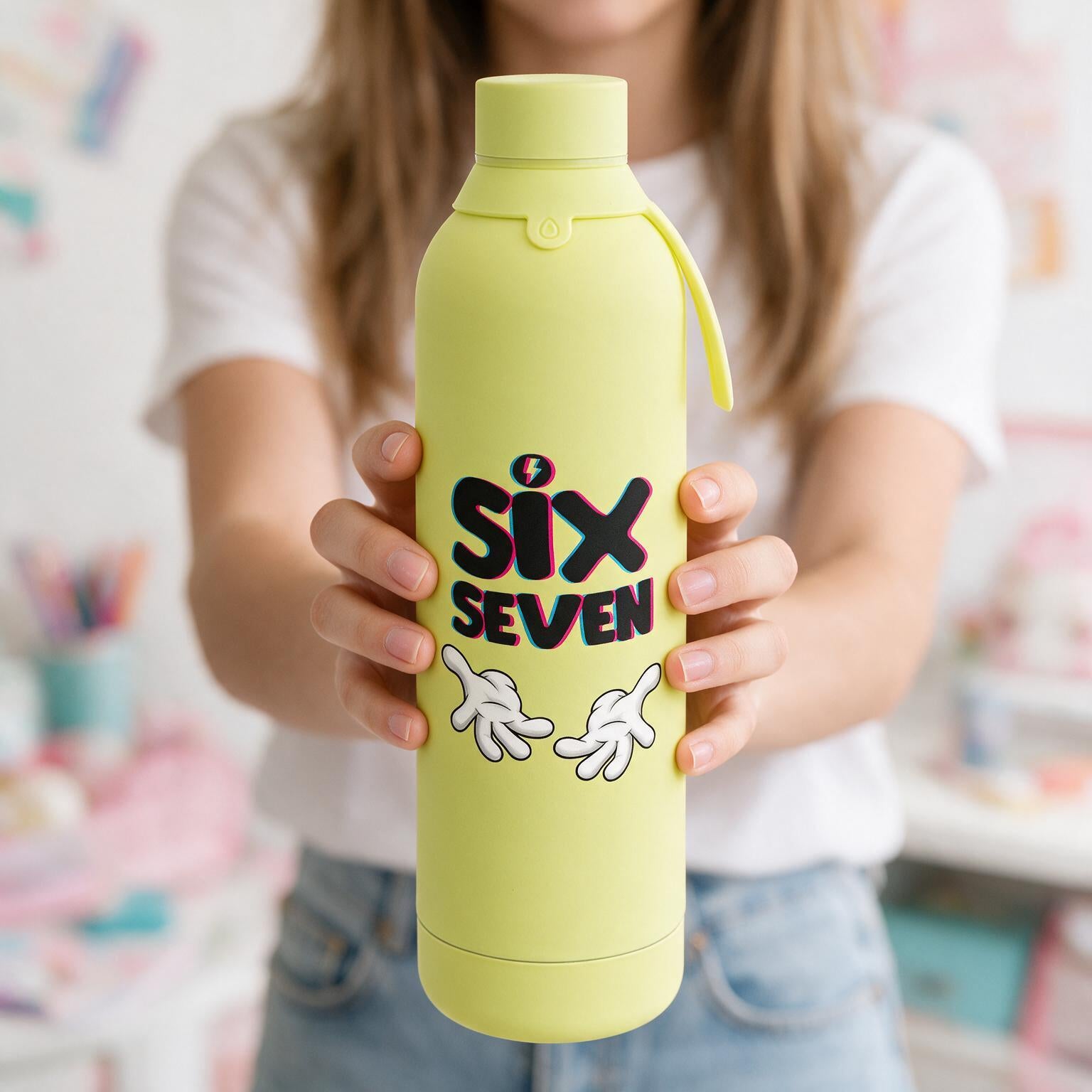 Botella Térmica de Acero Inoxidable – #SixSeven | Lovely Story