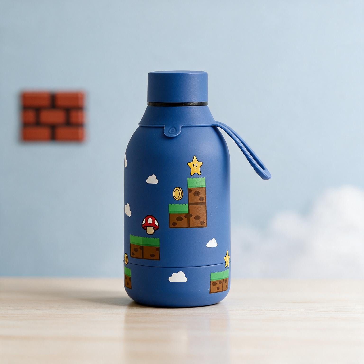 Botella Térmica de Acero Inoxidable – Level Boss | Aurea Kids