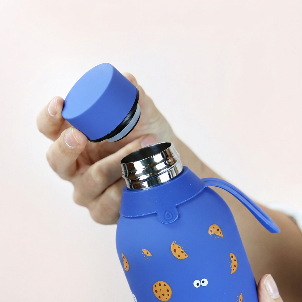 Botella Térmica de Acero Inoxidable – Cookie Beast | Aurea Kids