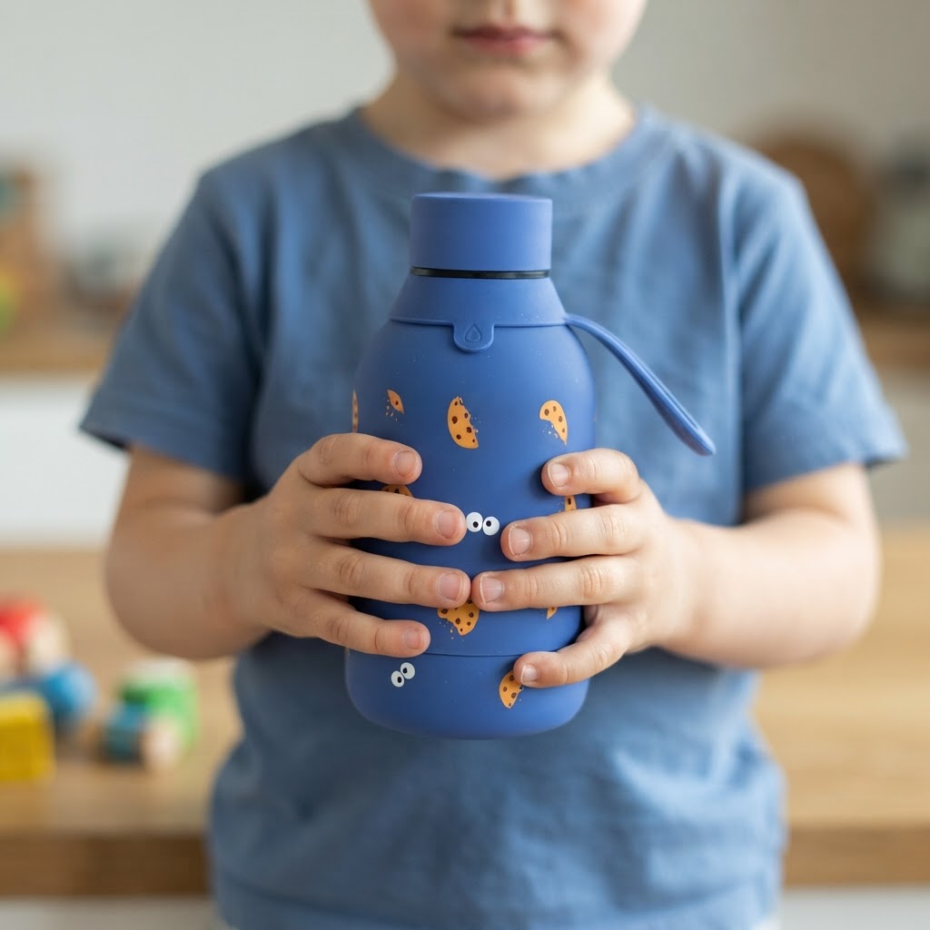 Botella Térmica de Acero Inoxidable – Cookie Beast | Aurea Kids