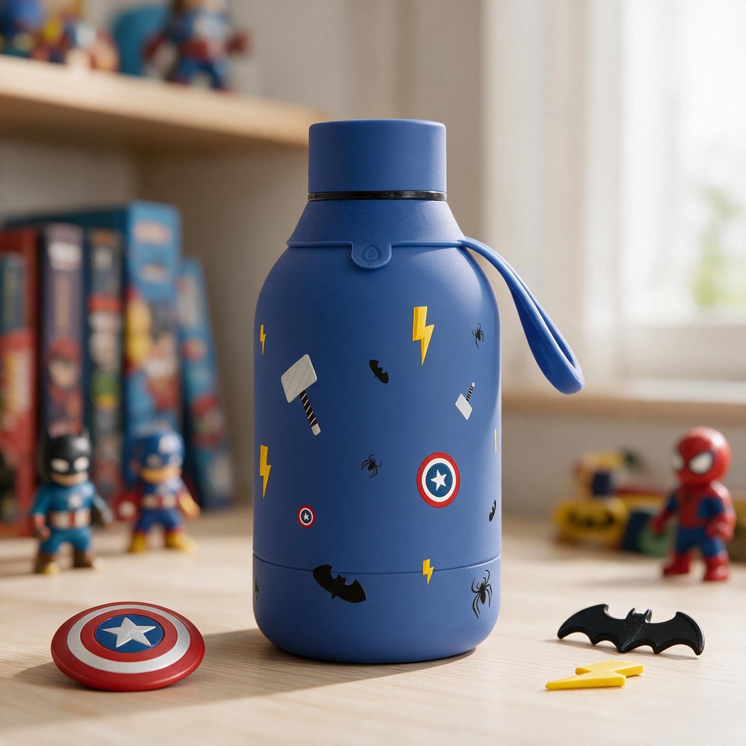 Botella Térmica de Acero Inoxidable – Hero Squad | Aurea Kids
