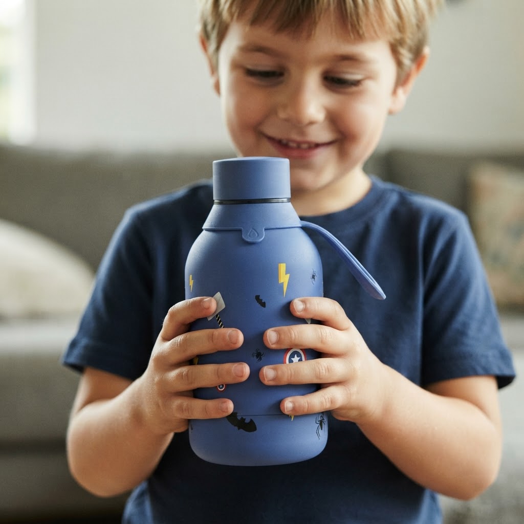 Botella Térmica de Acero Inoxidable – Hero Squad | Aurea Kids