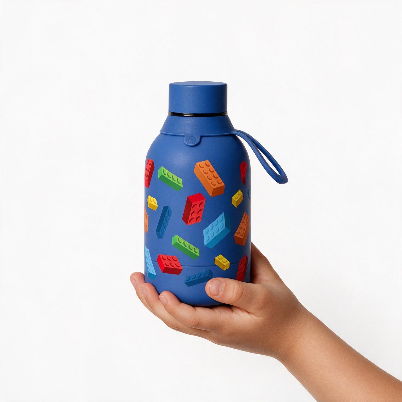 Botella Térmica de Acero Inoxidable – Block Build | Aurea Kids