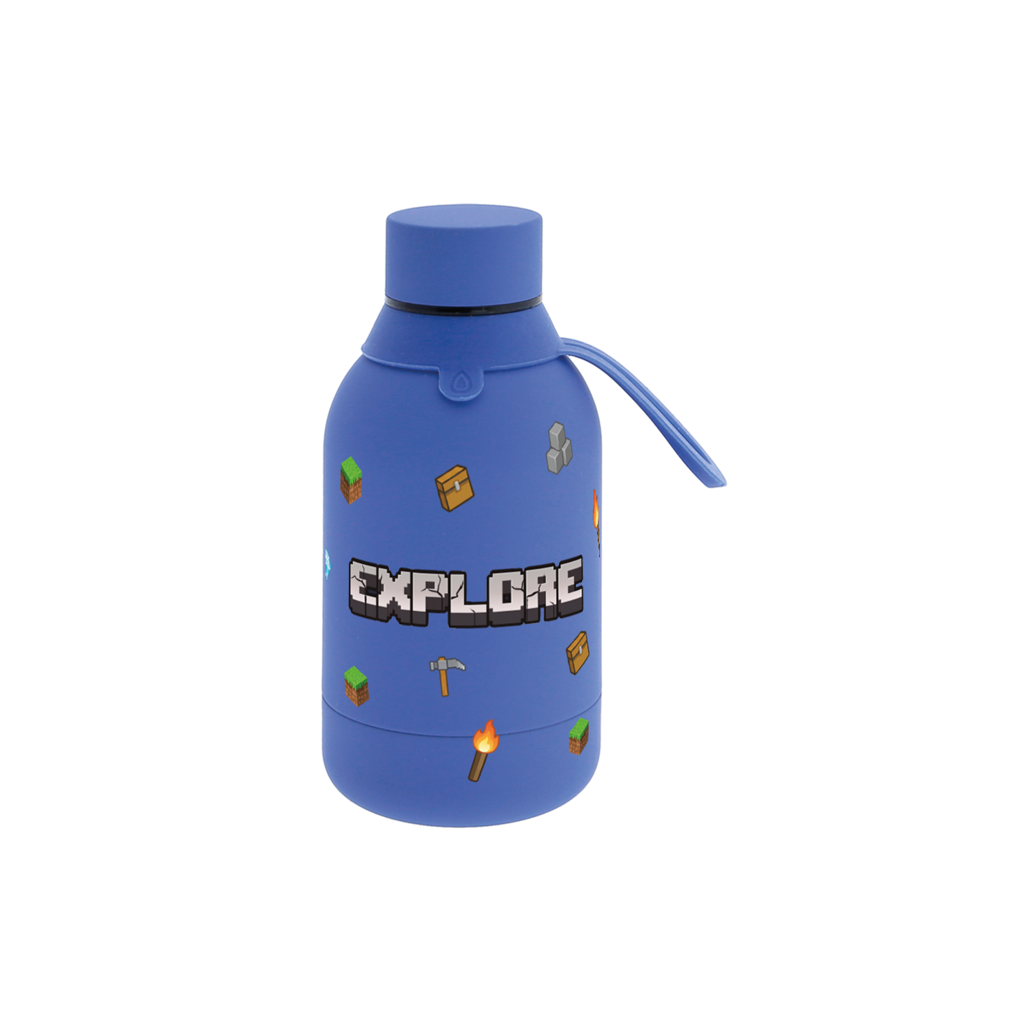 Botella Térmica de Acero Inoxidable – Pixel Craft | Aurea Kids