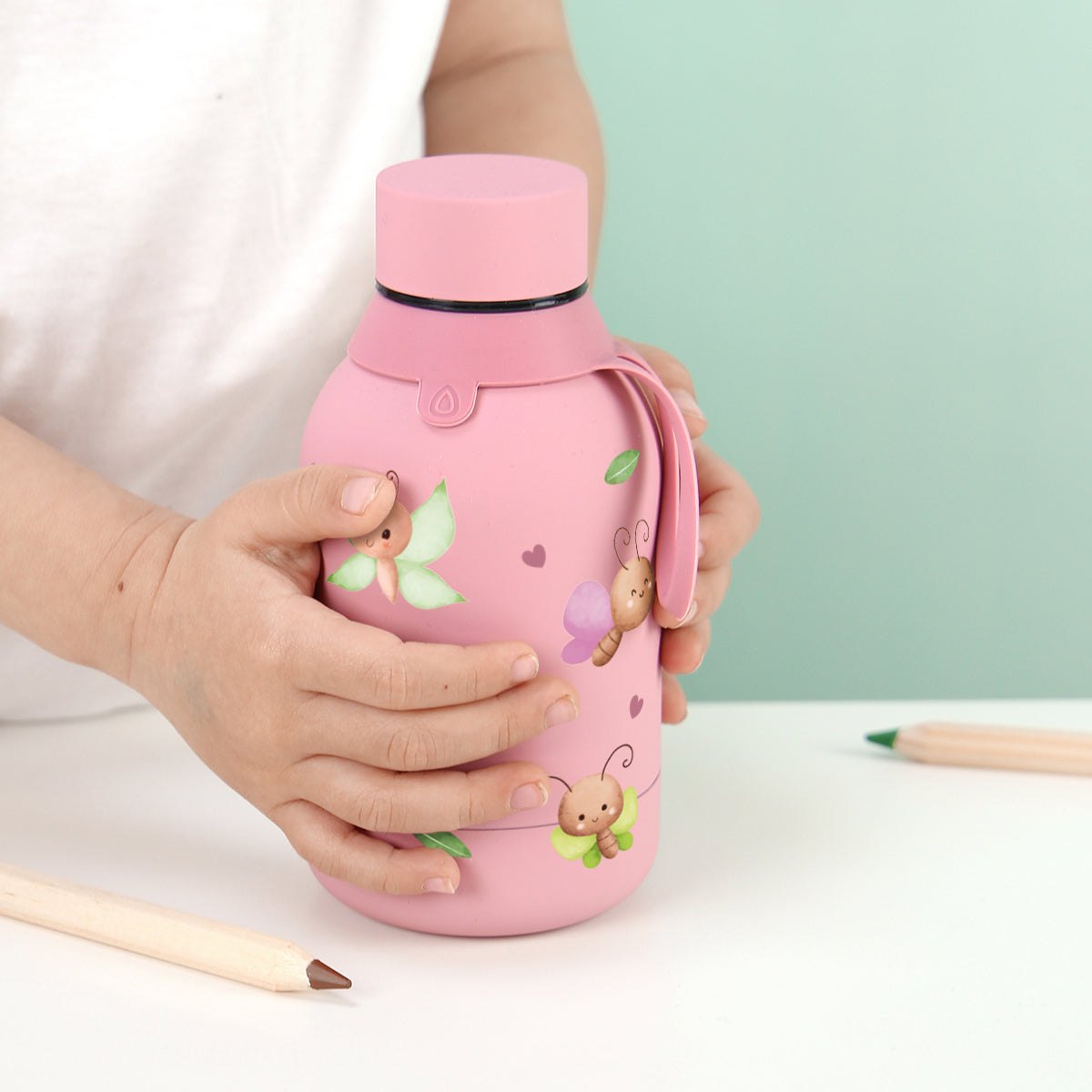 Botella infantil de acero inoxidable - Little Bugs