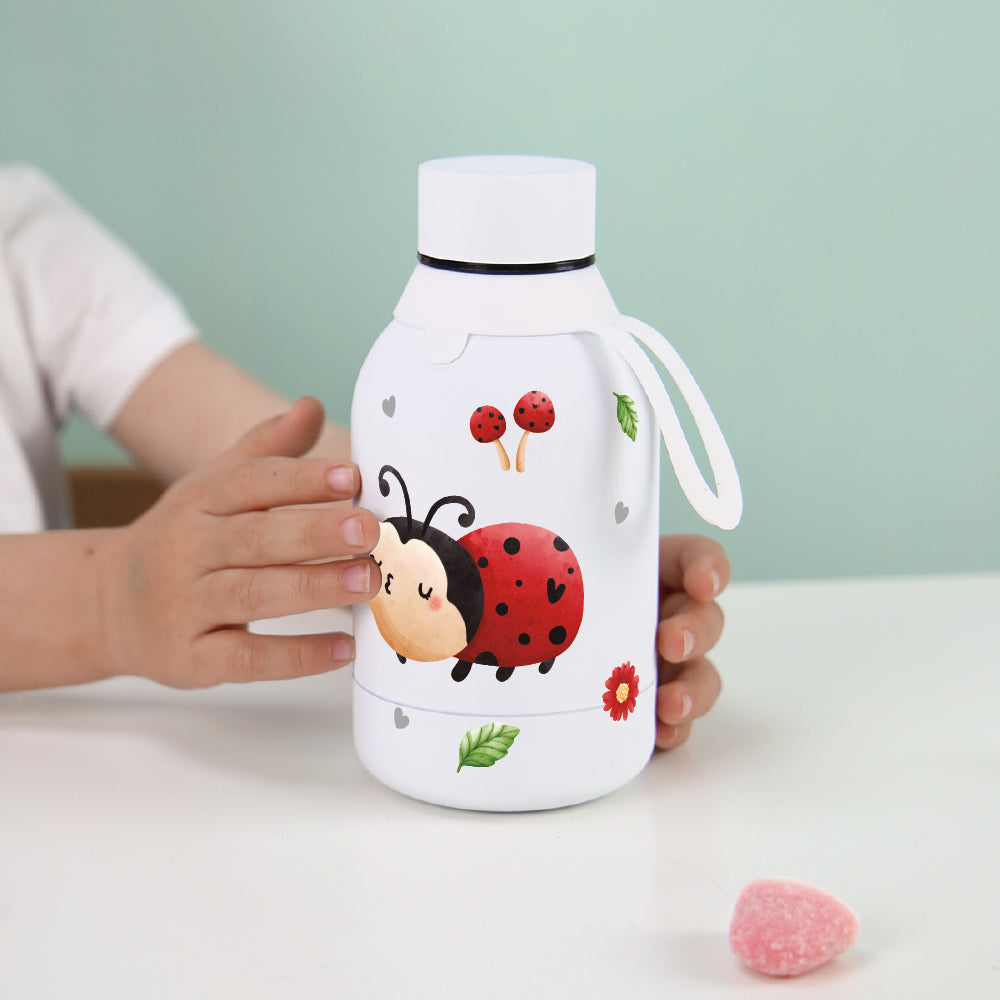 Botella infantil de acero inoxidable - Little Bugs