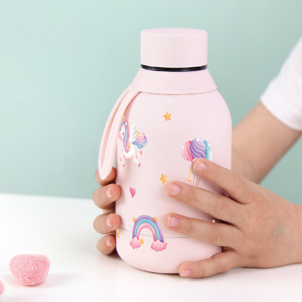 Botella Térmica de Acero Inoxidable – Magic Unicorn | Aurea Kids