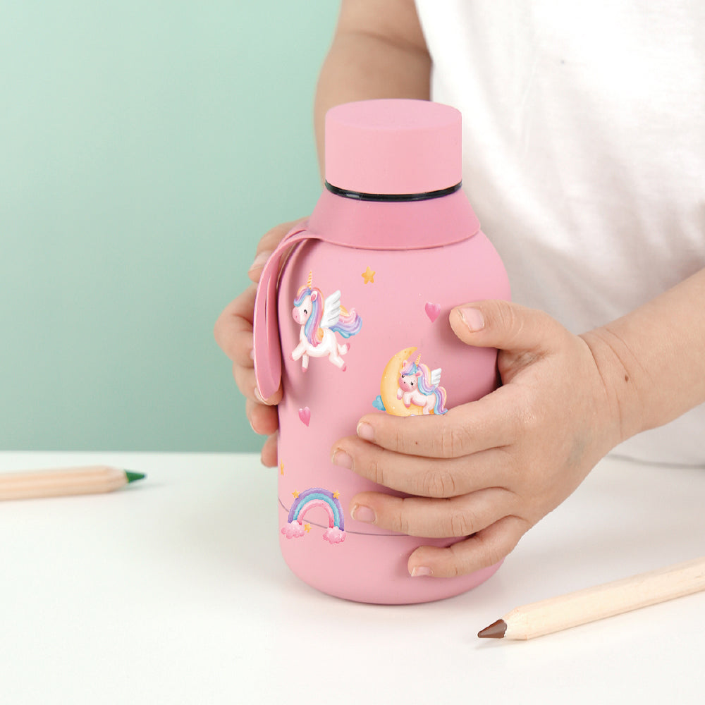 Botella Térmica de Acero Inoxidable – Magic Unicorn | Aurea Kids