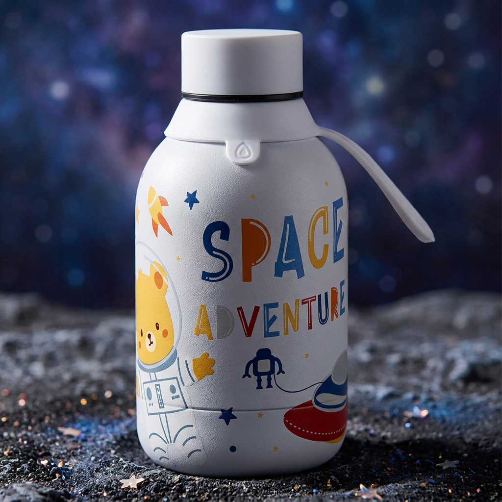 Botella Térmica de Acero Inoxidable – Space Adventure | Aurea Kids