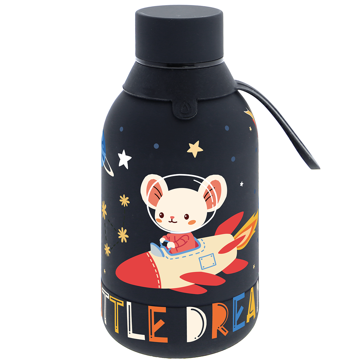 Botella infantil de acero inoxidable - Space Adventure