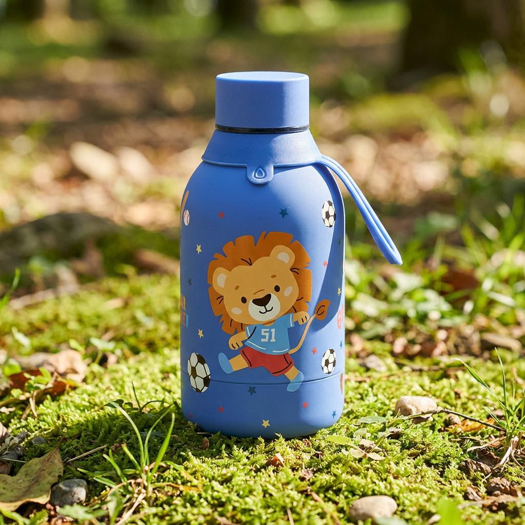 Botella Térmica de Acero Inoxidable – Star Players | Aurea Kids