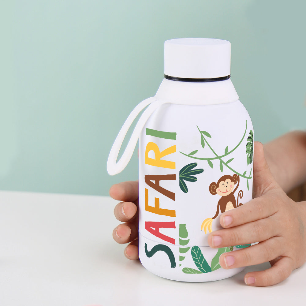 Botella Térmica de Acero Inoxidable – Safari | Aurea Kids