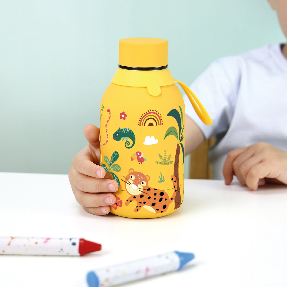 Botella Térmica de Acero Inoxidable – Safari | Aurea Kids