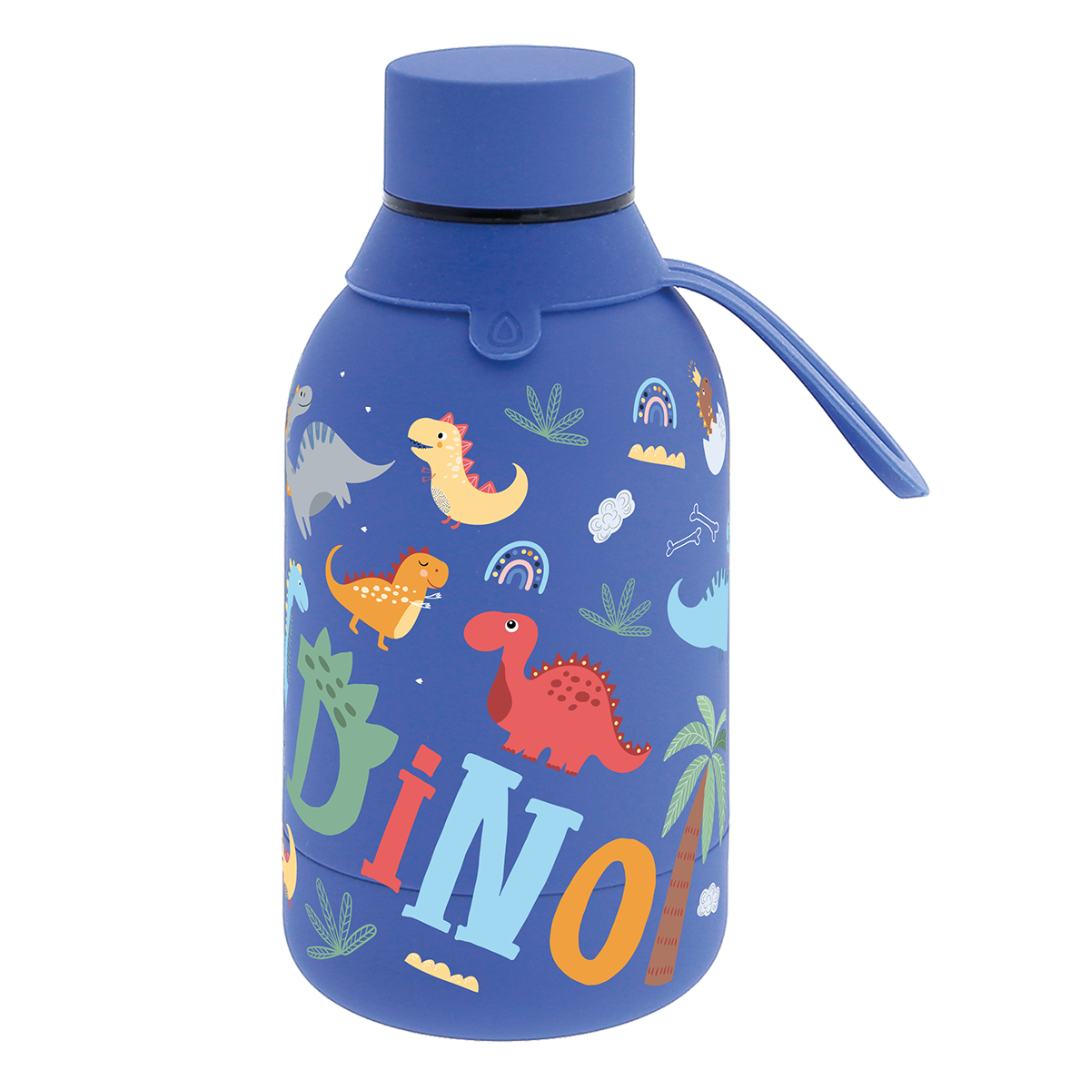 Botella infantil de acero inoxidable - Dino Land