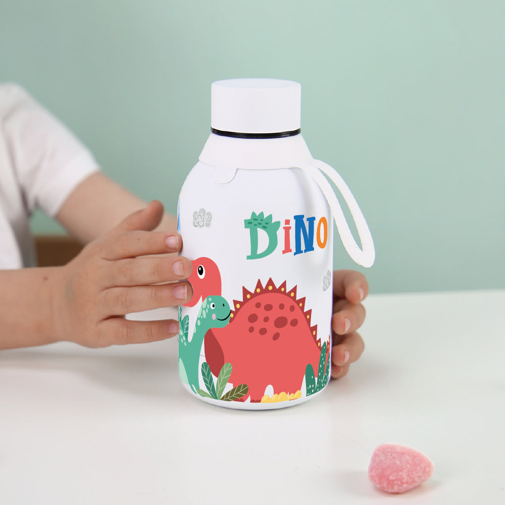 Botella infantil de acero inoxidable - Dino Land
