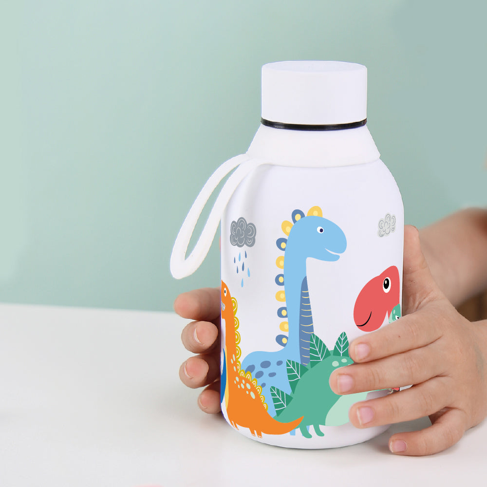 Botella infantil de acero inoxidable - Dino Land