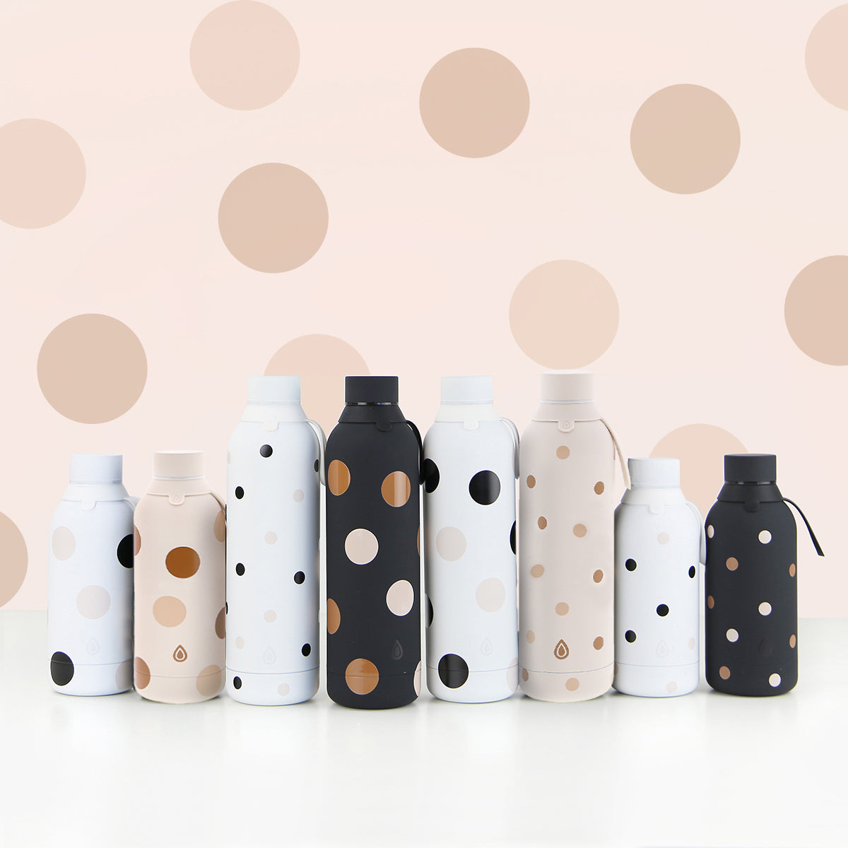 Botella de acero acero inoxidable - Dots