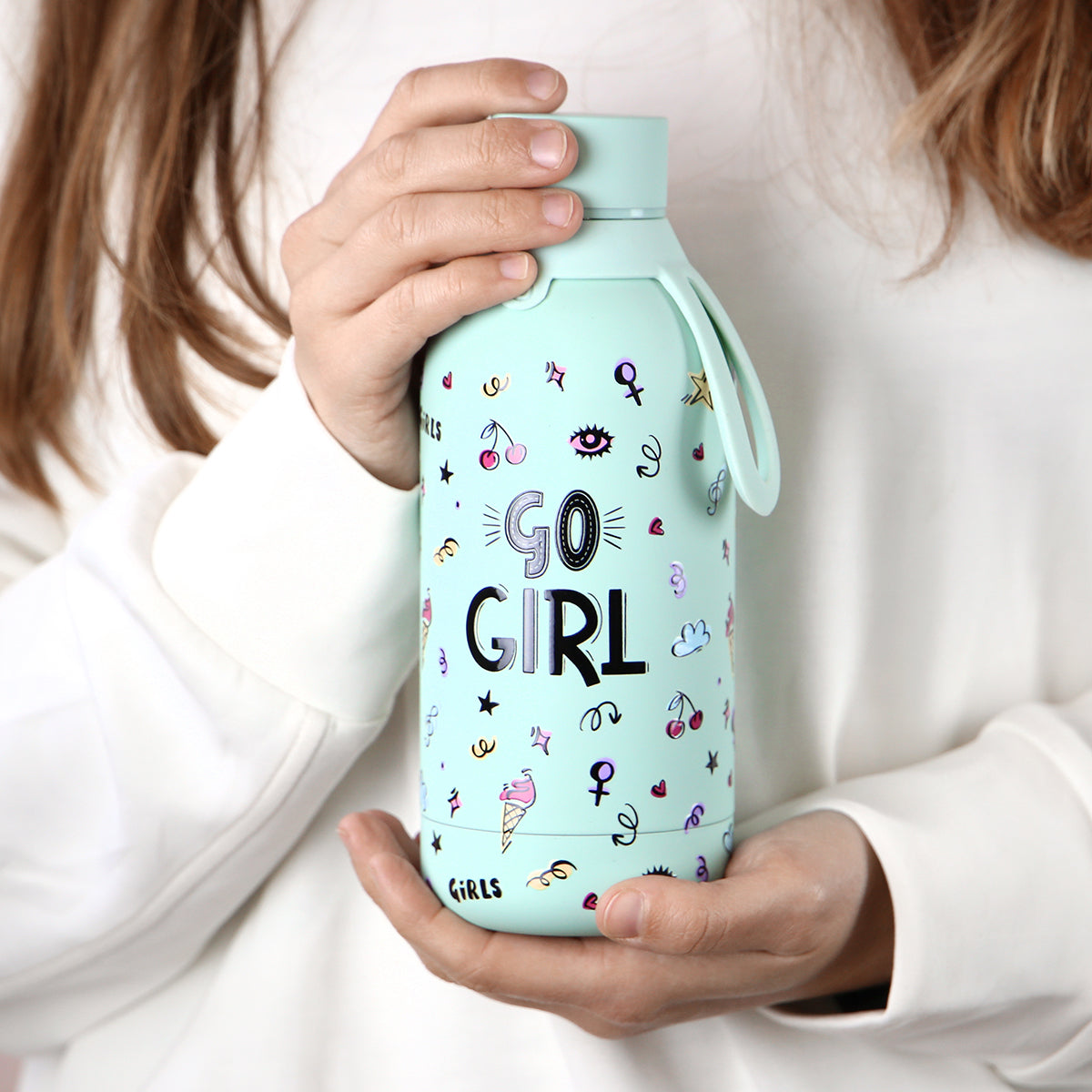 Botella de acero inoxidable - Go Girl