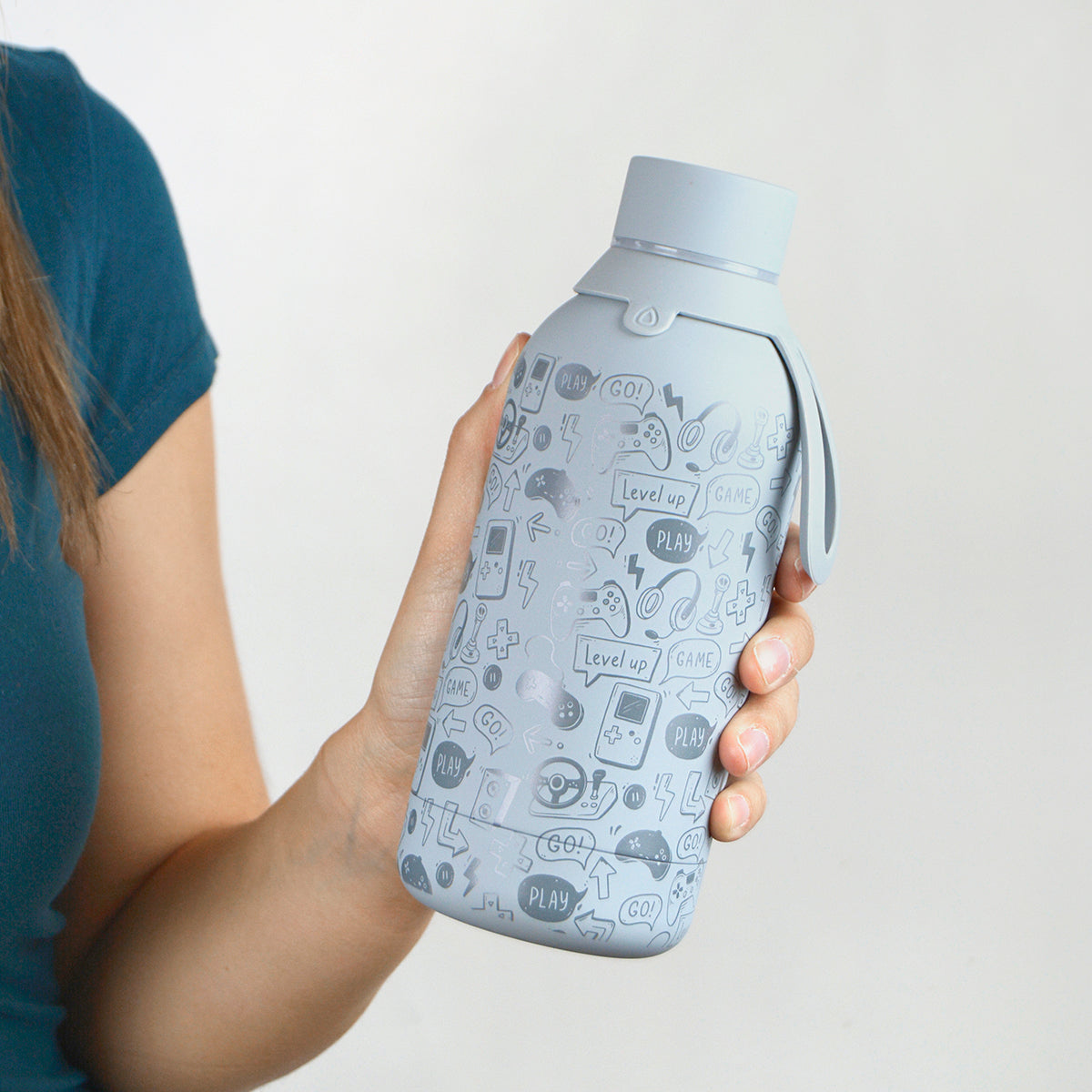 Botella de acero inoxidable - Play The Game