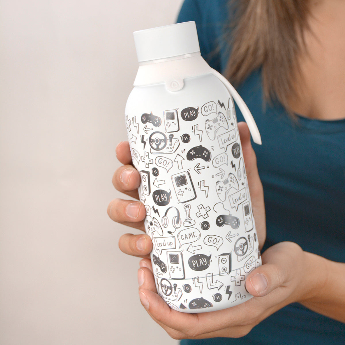 Botella de acero inoxidable - Play The Game