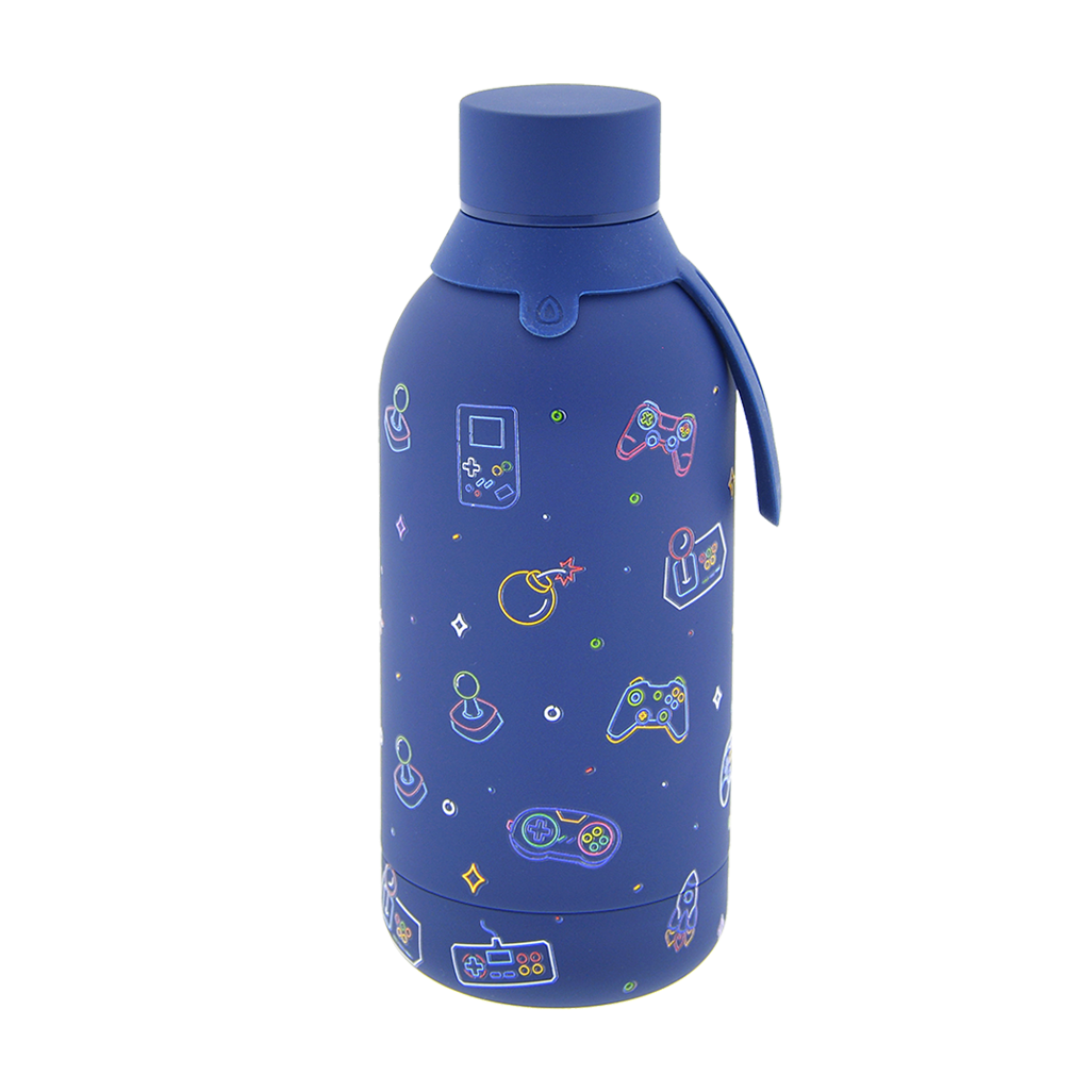Botella de acero inoxidable - Neon Gamer