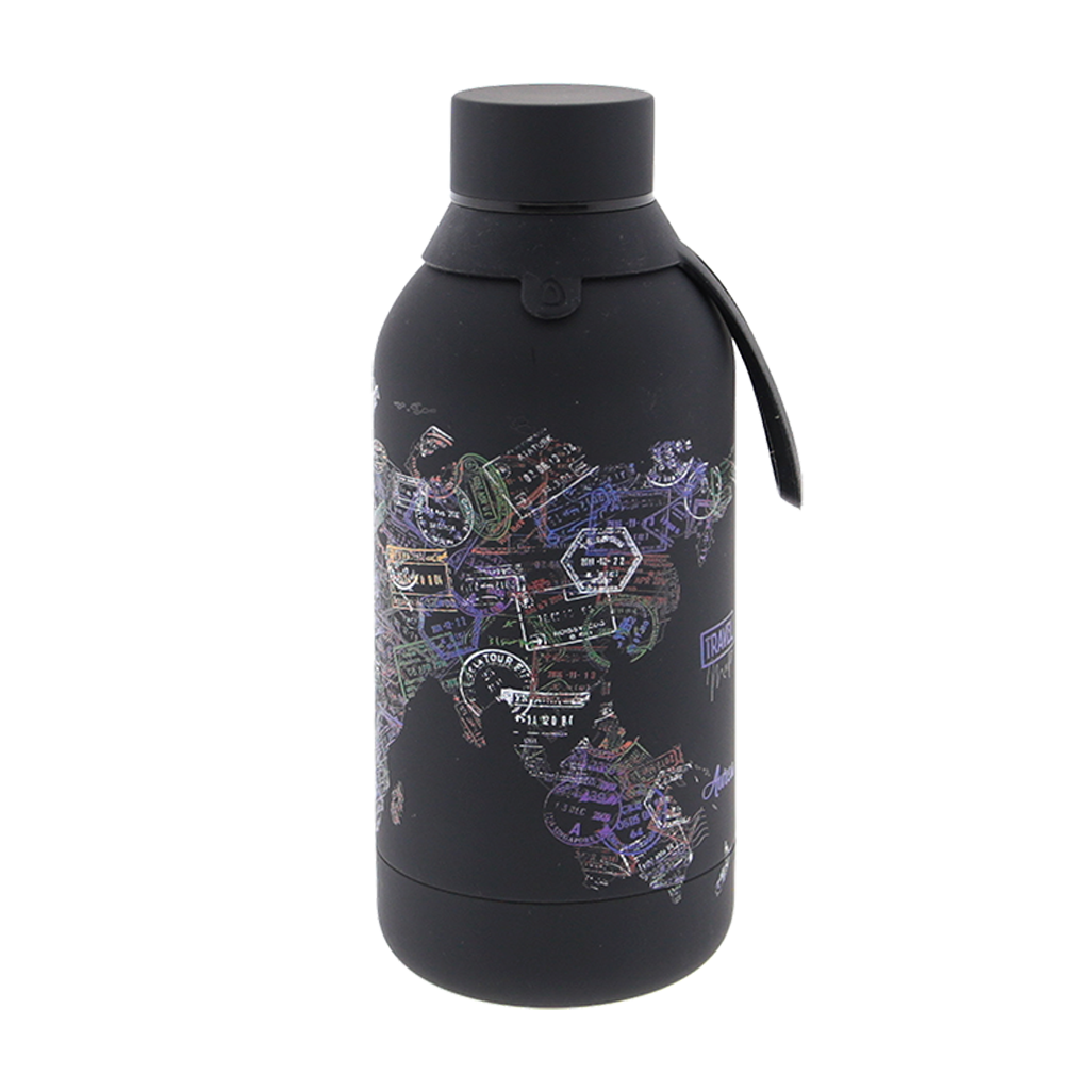 Botella de acero inoxidable - Stamp Map