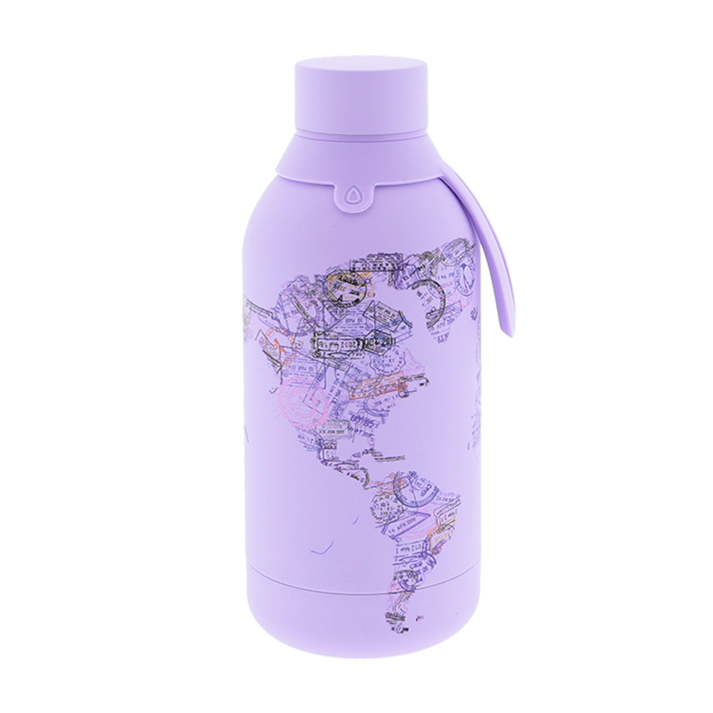 Botella de acero inoxidable - Stamp Map