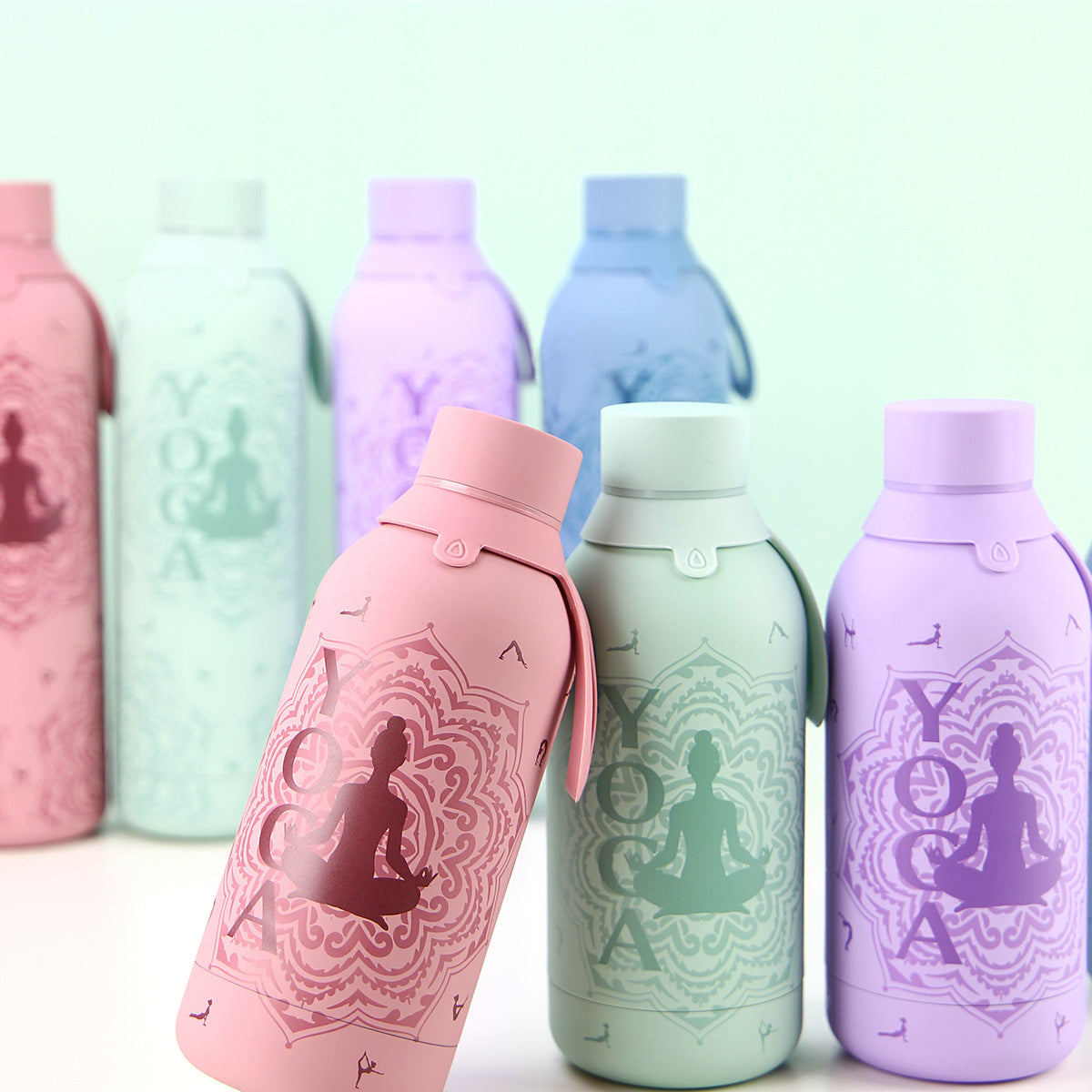 Botella de acero inoxidable - Yoga