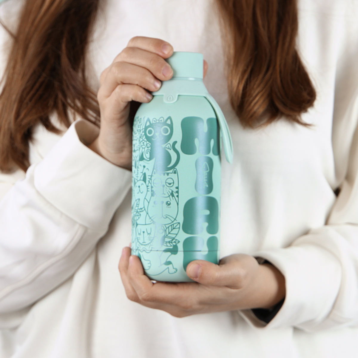 Botella de acero inoxidable - Miau Cats