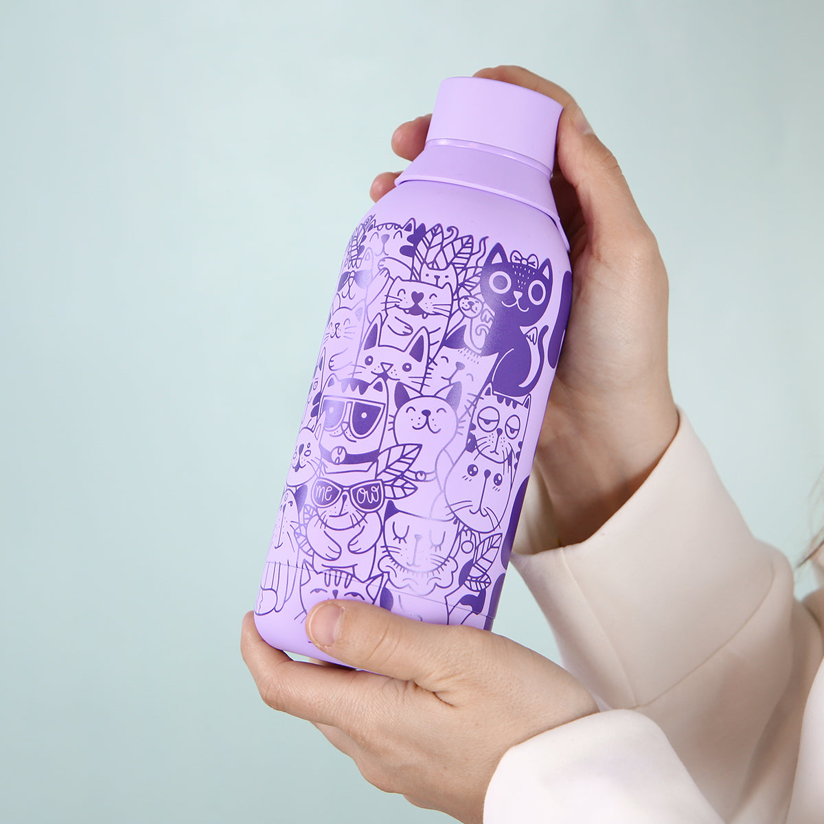 Botella de acero inoxidable - Miau Cats