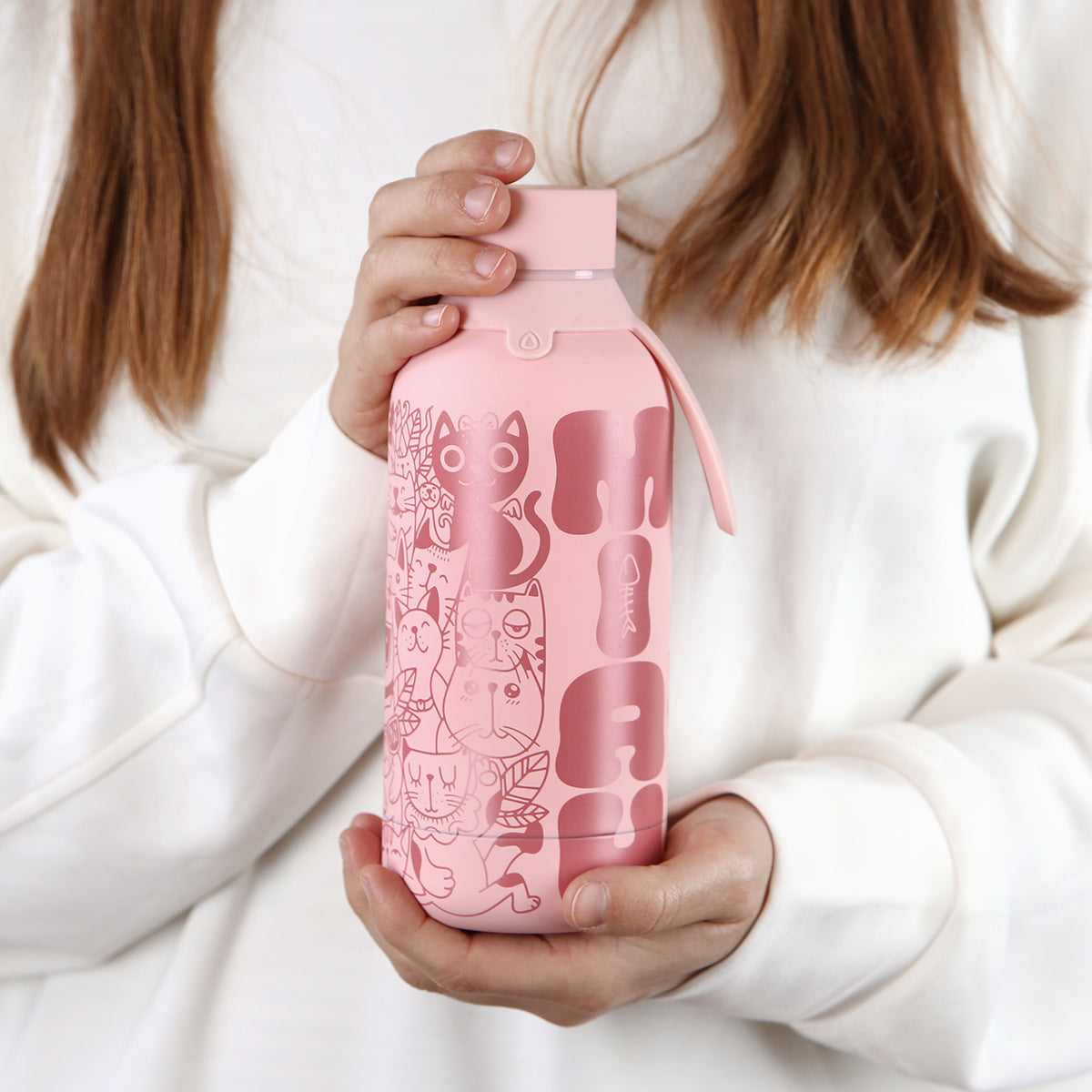Botella de acero inoxidable - Miau Cats