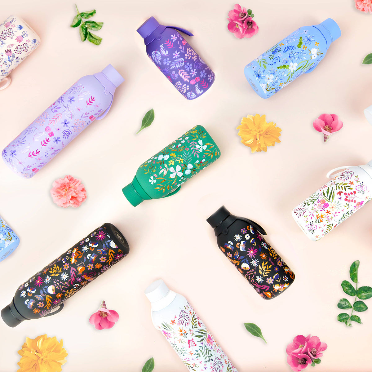 Botella 600ml +Altavoz - Spring Flowering