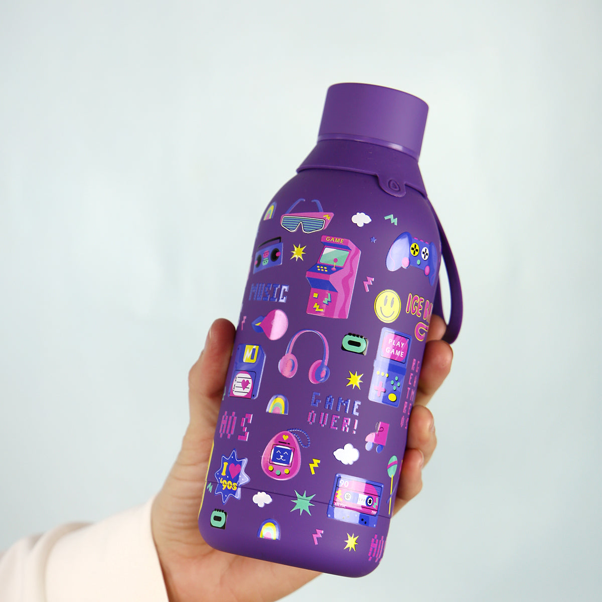 Botella de acero inoxidable - Gamers 90's Life