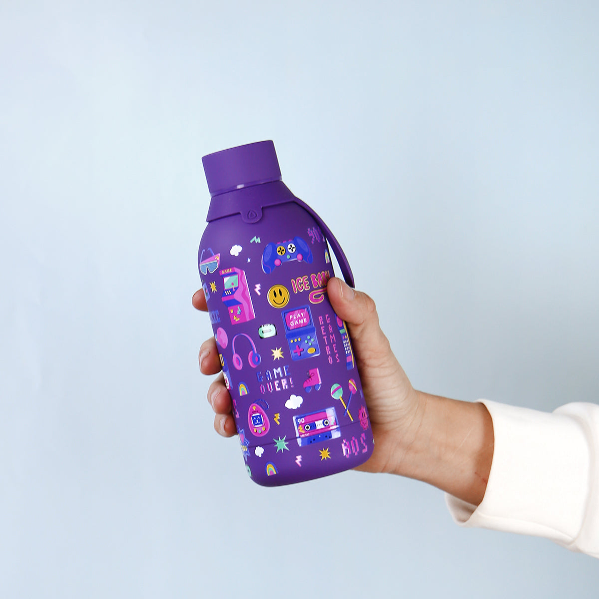 Botella de acero inoxidable - Gamers 90's Life