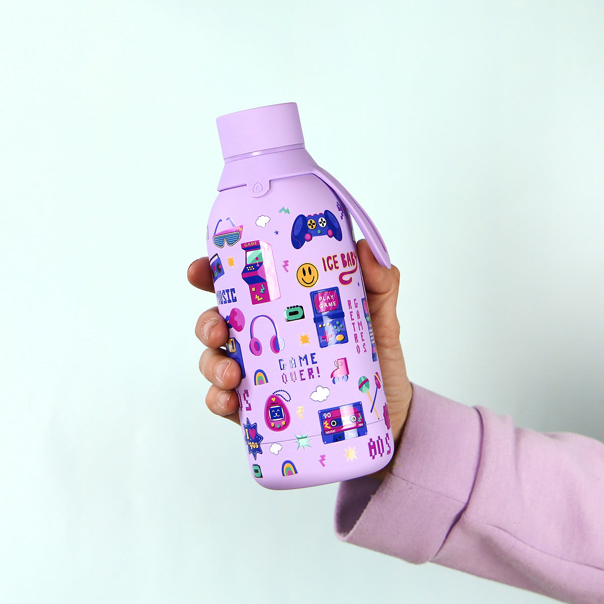 Botella de acero inoxidable - Gamers 90's Life