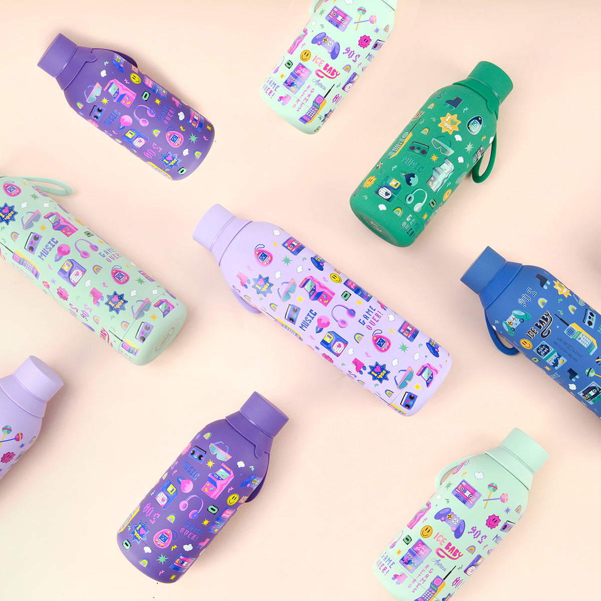 Botella de acero inoxidable - Gamers 90's Life