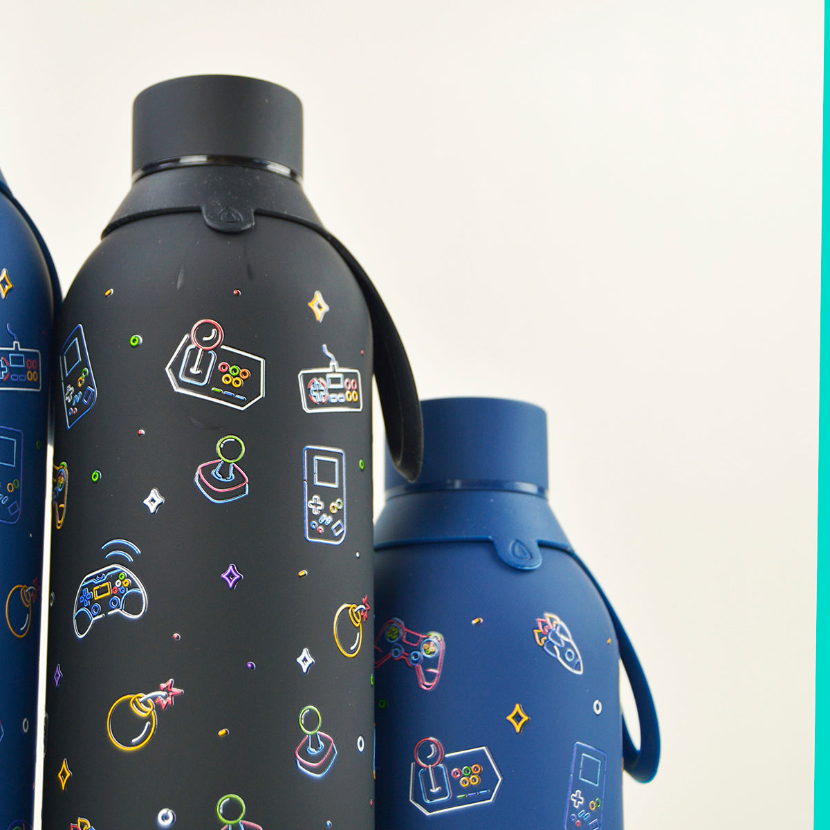 Botella de acero inoxidable - Neon Gamer