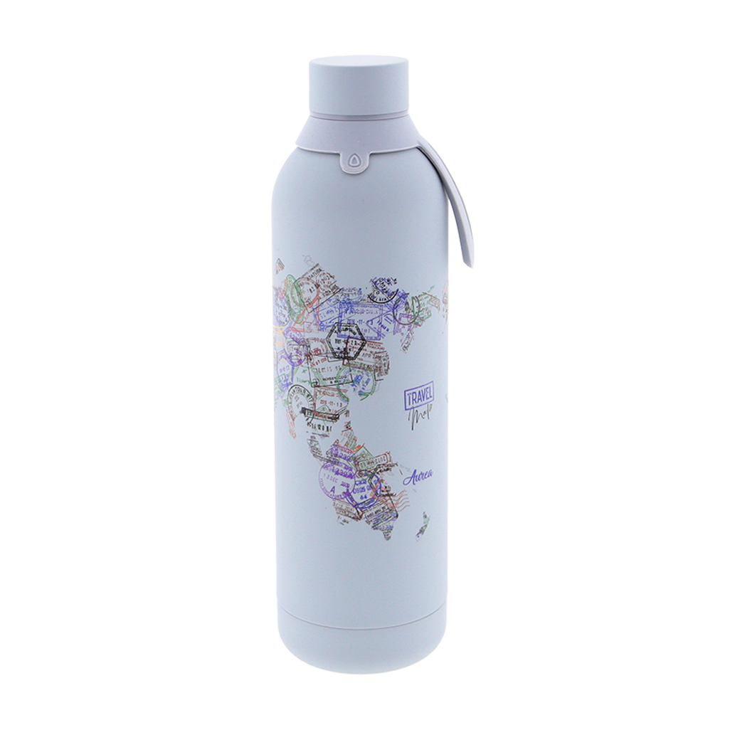Botella de acero inoxidable - Stamp Map