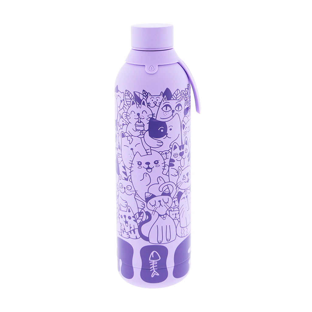 Botella de acero inoxidable - Miau Cats