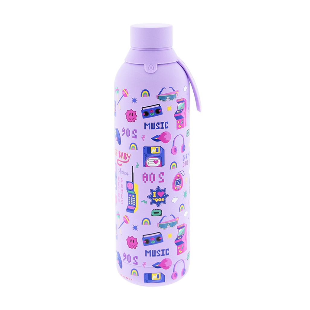 Botella de acero inoxidable - Gamers 90's Life