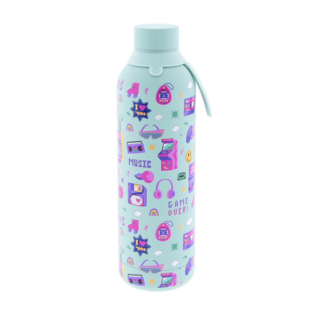 Botella de acero inoxidable - Gamers 90's Life