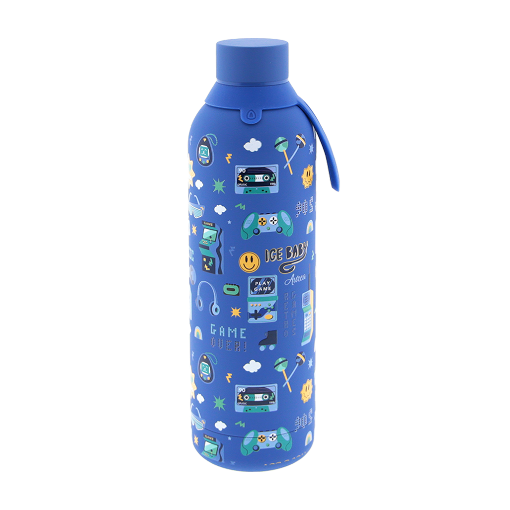 Botella de acero inoxidable - Gamers 90's Life