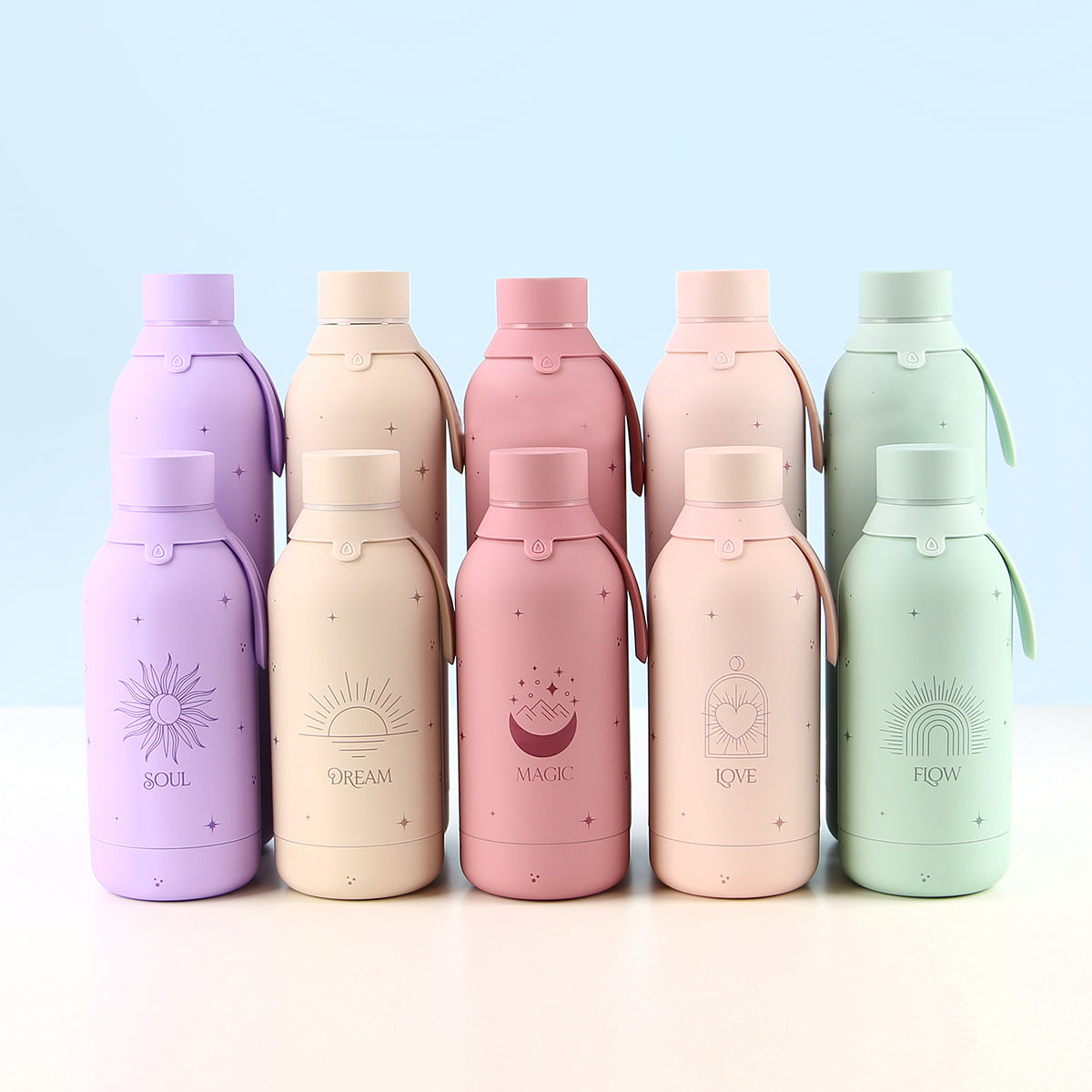 Botella de acero inoxidable - Boho Soft