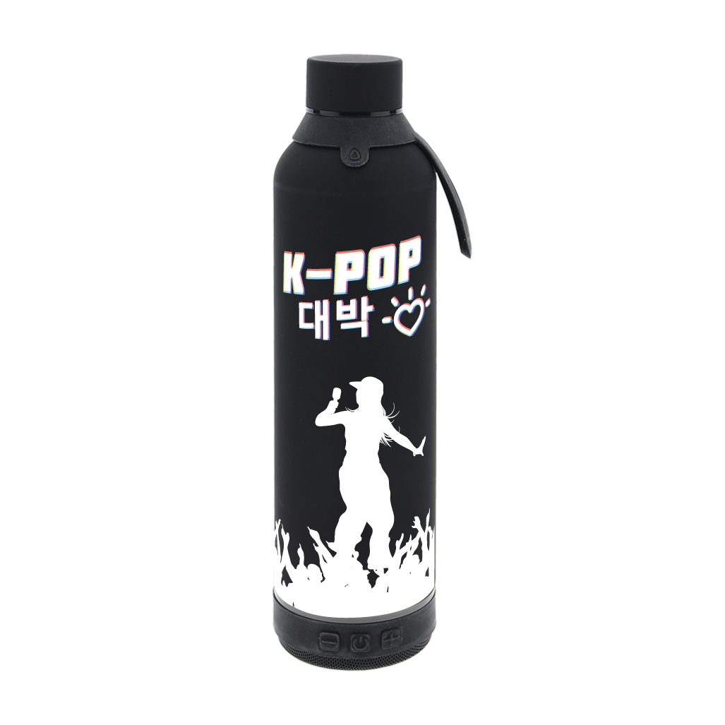 Botella 600ml +Altavoz - K-Pop