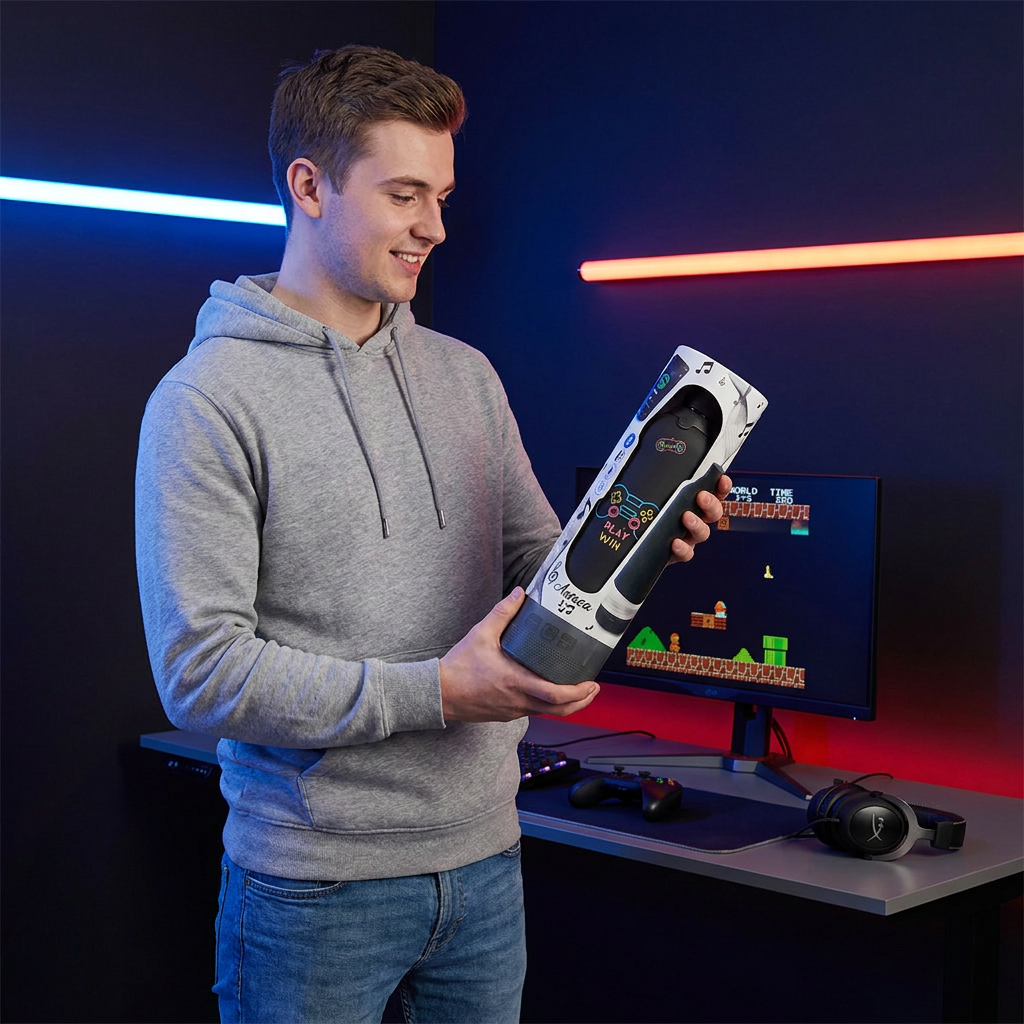 Botella Térmica de Acero Inoxidable con Altavoz – Neon Score