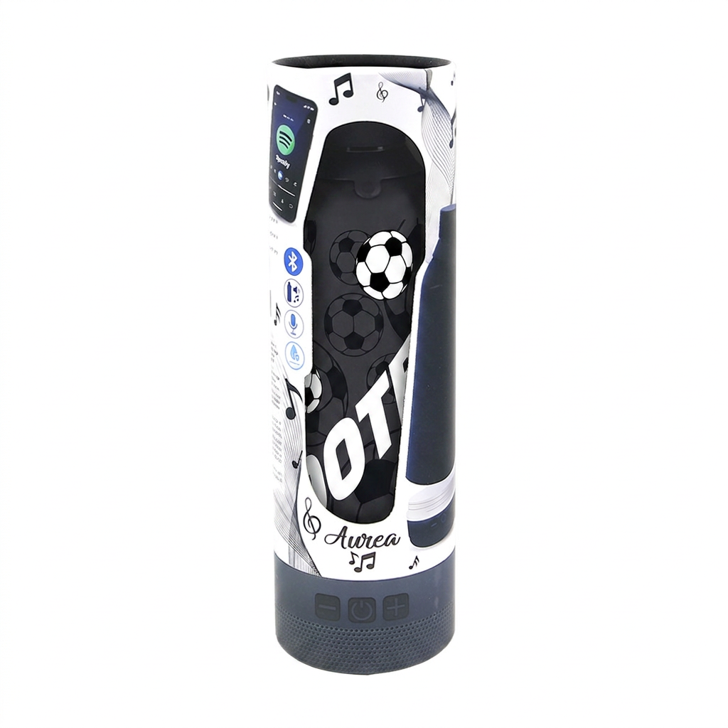 Botella Térmica de Acero Inoxidable con Altavoz – Football Match