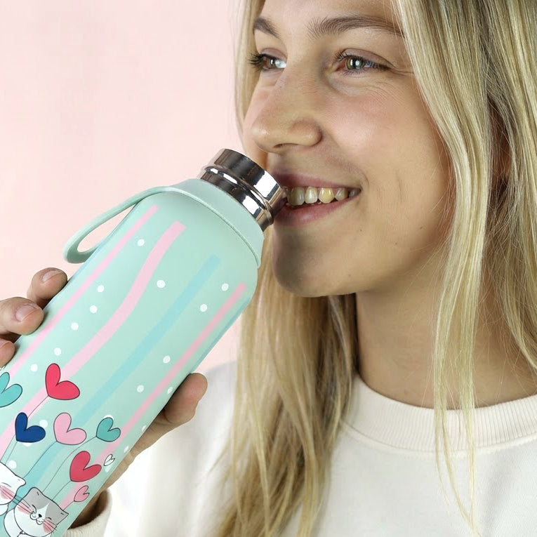 Botella Térmica de Acero Inoxidable con Altavoz – Cat Whiskers